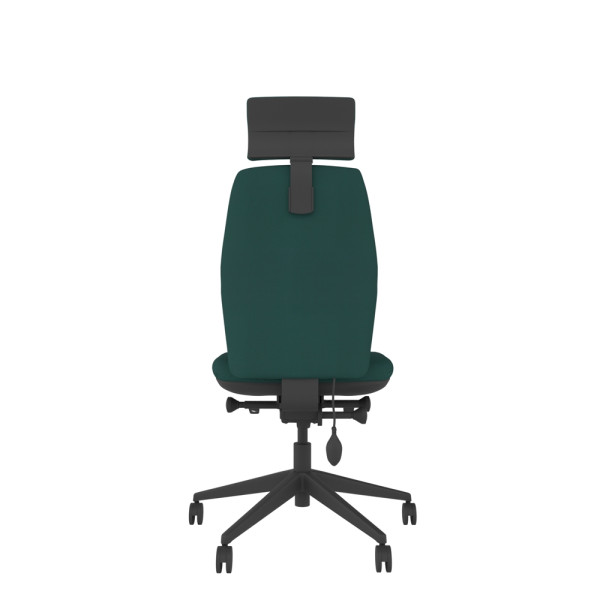 Solo Medium Back Chair Small Seat with Headrest